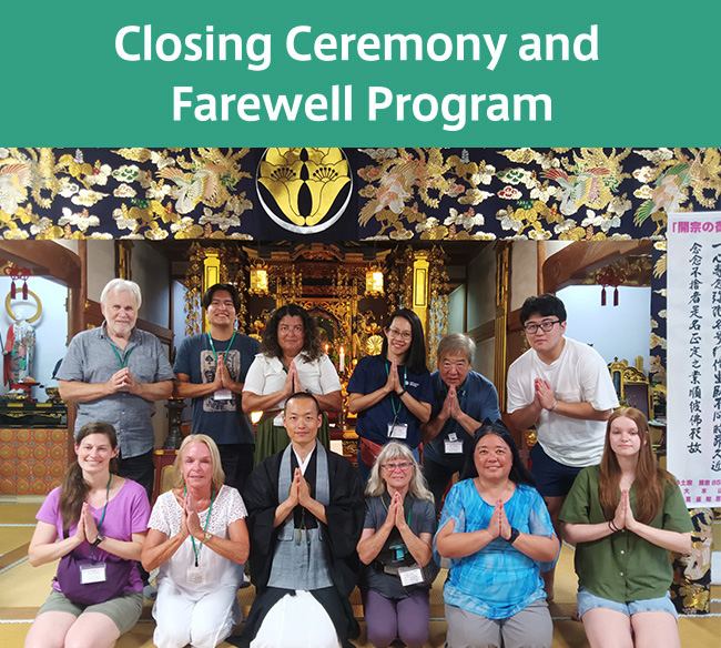 Closing Ceremony and Farewell Program